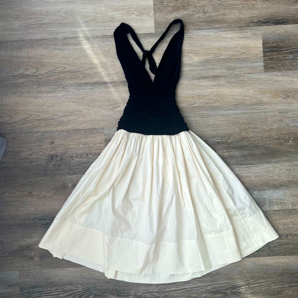 BCBG ballerina style halter dress